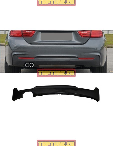 M Sport Galinio buferio difuzorius tinkantis BMW F32, F33, F36 modeliams