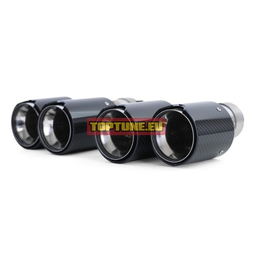 Dual Performance Carbon exhaust tips