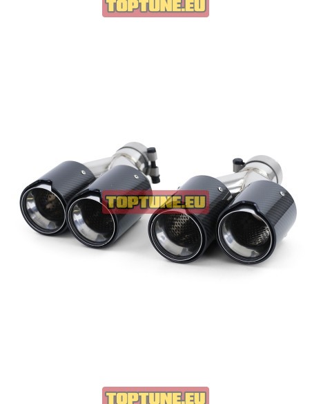 Dual Performance Carbon exhaust tips