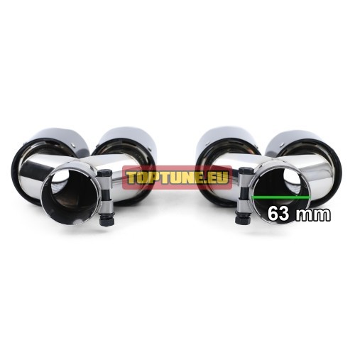Dual Performance Carbon exhaust tips