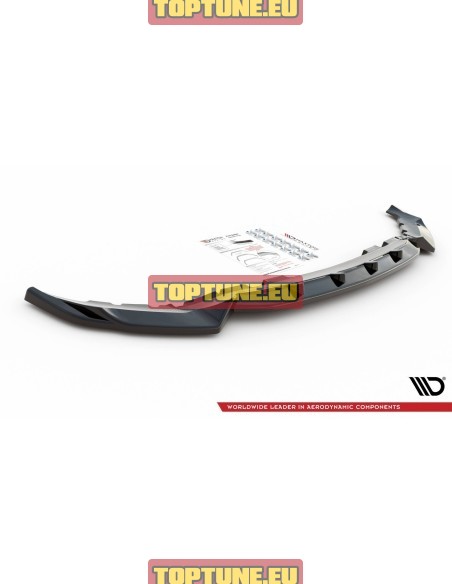 V2 Priekinio buferio spoileris tinkantis BMW X7 G07 (2018-2022) M Sport modeliams