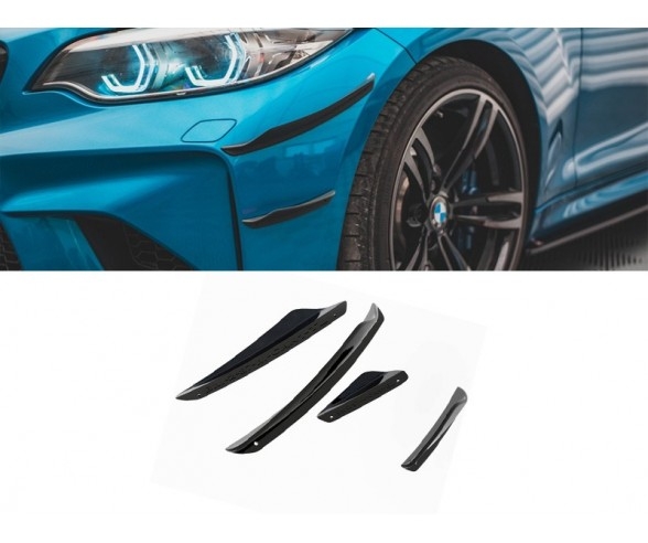 Maxton Design Front bumper canards for BMW F87 M2 models