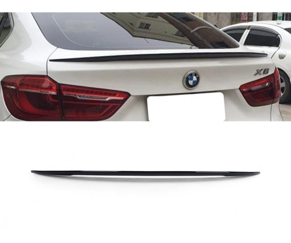 Juodas Blizgus Bagažinės spoileris tinkantis BMW X6 F16 modeliams