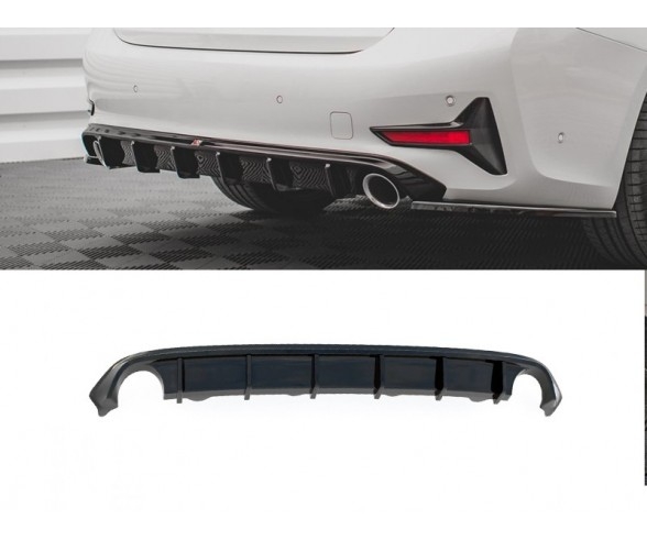 Maxton rear diffuser for BMW G20, G21 models with regular bumper