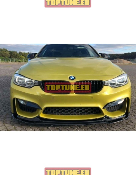 Glossy Black M Sport front bumper kidney grilles for F32, F33, F36 models