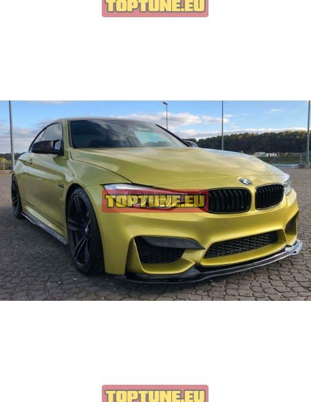 Glossy Black M Sport front bumper kidney grilles for F32, F33, F36 models