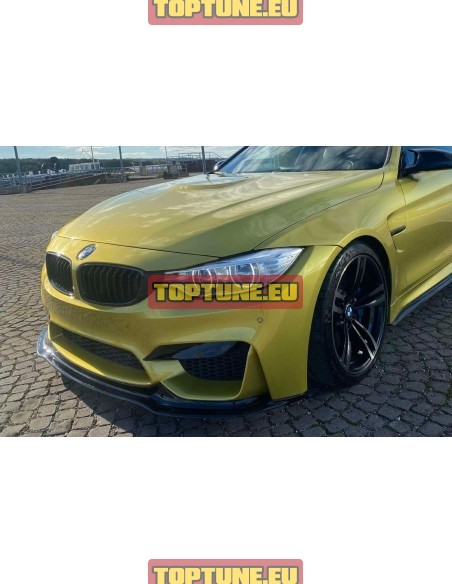 Glossy Black M Sport front bumper kidney grilles for F32, F33, F36 models