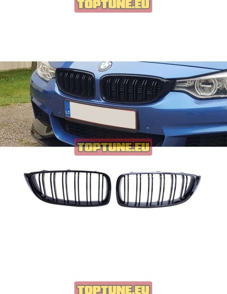 Performance Glossy Black Kidney grilles for BMW F32, F33, F36 models