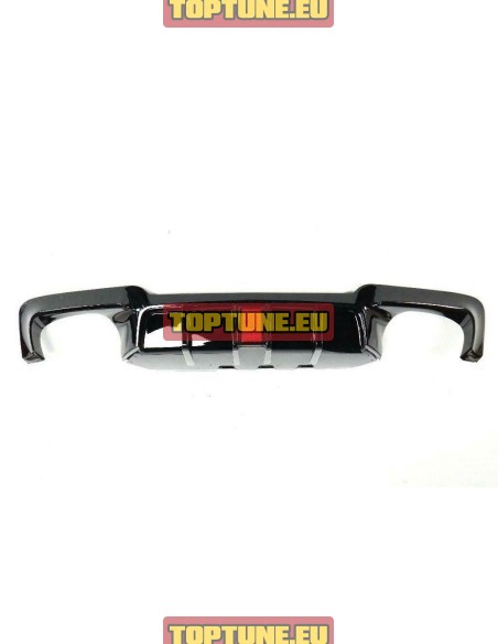 bmw f10 m5 rear bumper diffuser with led rain light