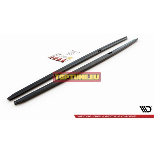 V2 Side skirt extension spoilers for BMW F10,...