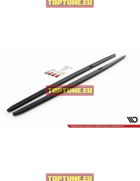 V2 Side skirt extension spoilers for BMW F10, F11 models