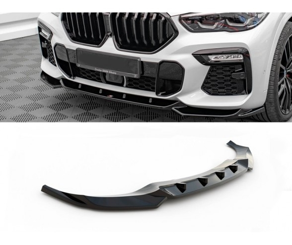 V1 Front lip spoiler for BMW X6 G06 M Sport models