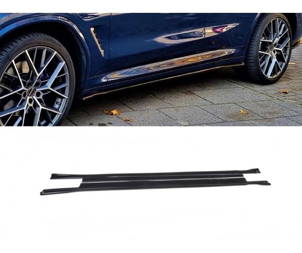 Side skirt extensions for BMW X4 G02 M Sport models
