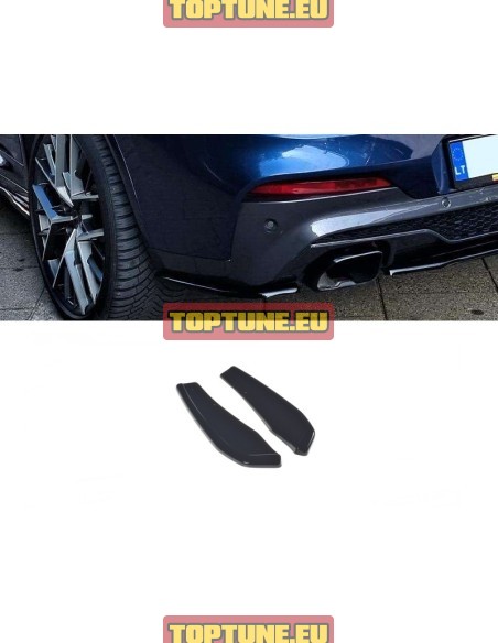M Sport rear bumper splitters for X4 Series G02 models