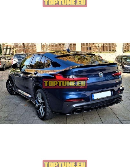 M Sport Galinio buferio spoileriai skirti X4 G02 modeliams