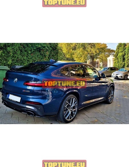 M Sport Galinio buferio spoileriai skirti X4 G02 modeliams