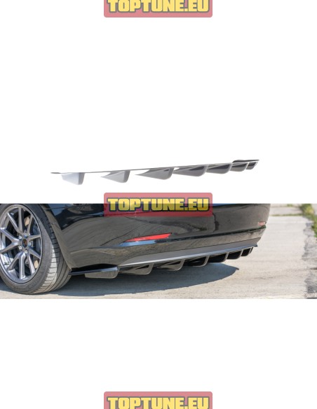 Galinio buferio spliteris skirtas Tesla Model 3