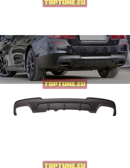 Gloss Black Performance rear bumper diffuser for BMW F10, F11 550 models. China