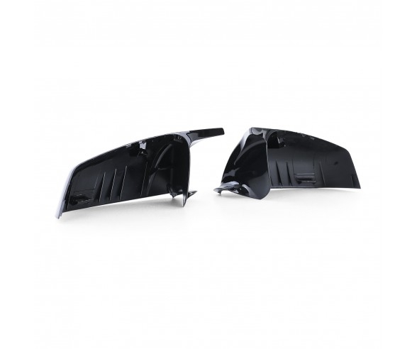 BMW F10, F11, F12, F06 Glossy black M Style mirror covers for PRE
