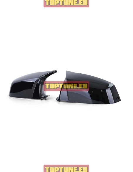 bmw f10 f11 f06 f12 f13 m stiliaus juodi blizgus veidrodeliu dangteliai
