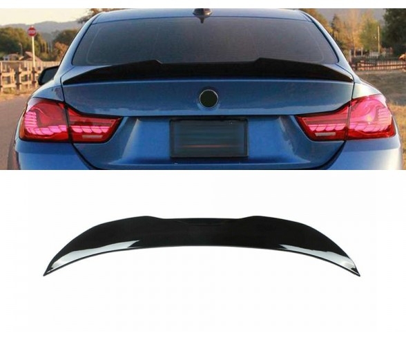 BMW F36 Gran Coupe PSM Style Glossy Black Trunk spoiler