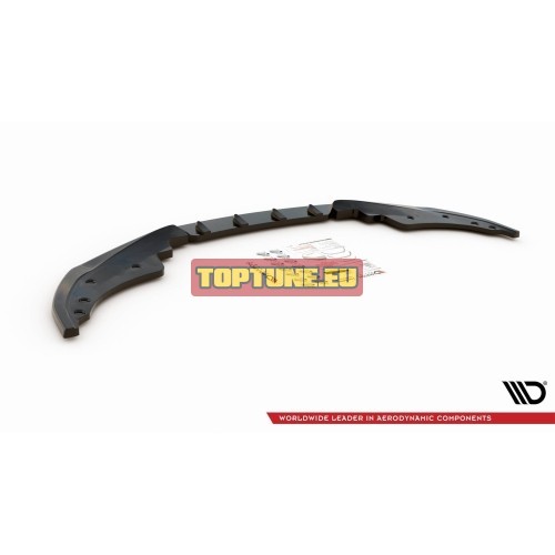 V.1 Front bumper splitter for BMW G22 M Sport...
