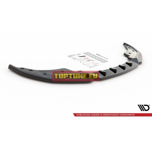 V.4 Front bumper splitter for BMW G22 M Sport...
