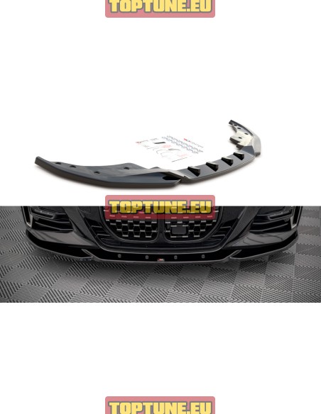 V.4 Front bumper splitter for BMW G22 M Sport models