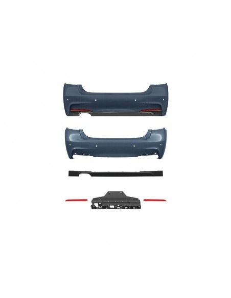 M Sport Rear bumper kit for BMW F30 328, 330 models with pdc sensors