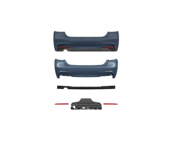 M Sport Rear bumper kit for BMW F30 318, 320 models without pdc sensors