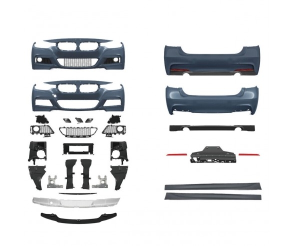 bmw f30 m sport body kit for 335, 340i models. Bumpers without pdc holes, without washing holes