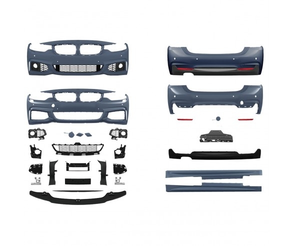 M-Sport apdailos komplektas skirtas BMW F32, F33 428, 430 modeliams Su PDC, Su apiplovimu