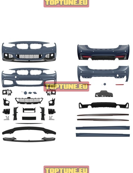 Performance Body kit for BMW F36 Gran Coupe 435, 440 models W/PDC W/O Washer