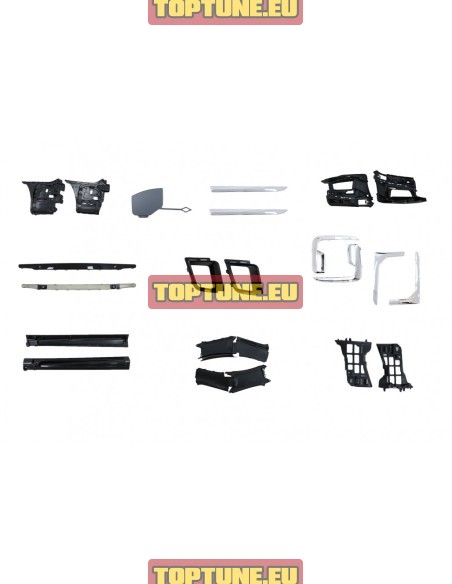 Chrome G12 LCI 2020 Conversion Body kit for BMW 7 Series G12 (2015-2019) models