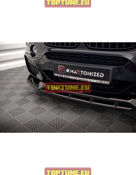 V3 Priekinio buferio spoileris tinkantis BMW X6 F16 M Sport modeliams