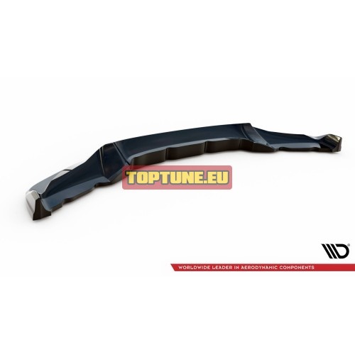 V3 Front bumper splitter for BMW X6 F16 M Sport...