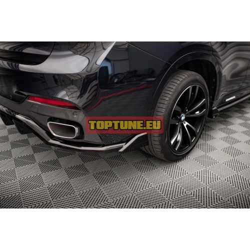Centrail Rear Splitter for BMW X6 F16 M Sport...