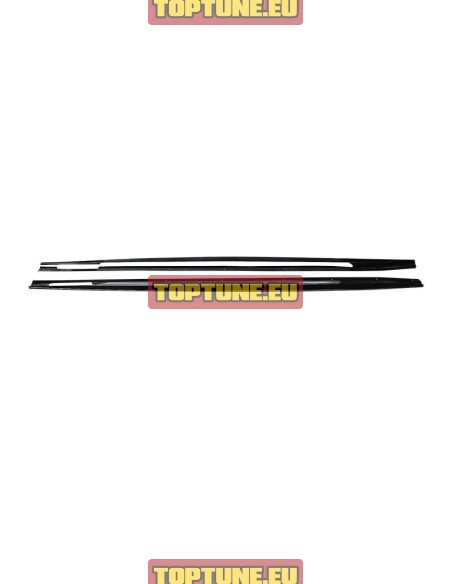 Performance Side skirt extensions for BMW G22, G23 M Sport models. Gloss Black