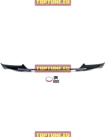 Performance Juodas blizgus priekinio buferio spoileris skirtas BMW X6 F16 M Sport modeliams