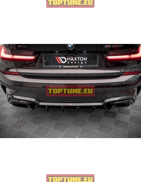 Maxton Design M340i style rear bumper diffuser for BMW G20, G21 M Sport models