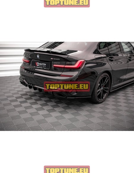 Maxton Rear V3 Rear bumper splitters for BMW G20, G21 M Sport models