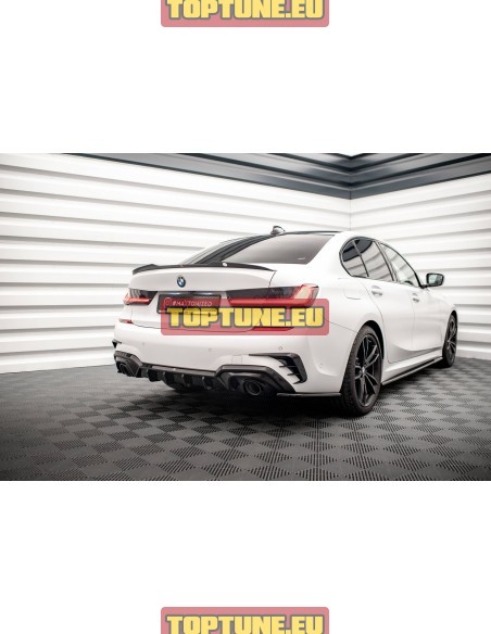Maxton Rear V3 Rear bumper splitters for BMW G20, G21 M Sport models