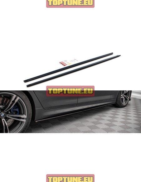 Maxton Design Side skirt splitters for BMW G30, G31, F90 M5 models
