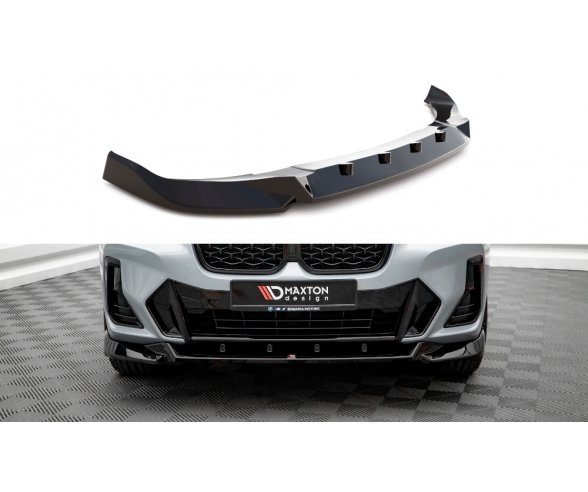 V2 Front bumper splitter for Facelift BMW X3 G01, X4 G02 models