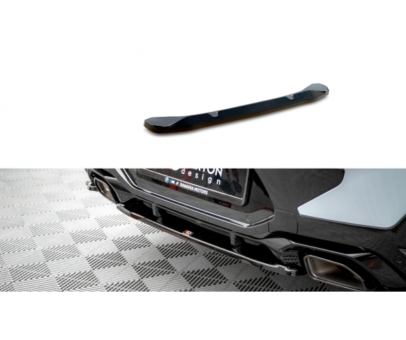 Central rear splitter for Facelift BMW X4 G02 M Sport models