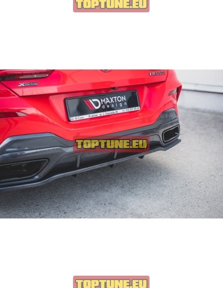 Rear bumper splitter for 8 Series BMW G14 Cabriolet and G15 Coupe M Sport models