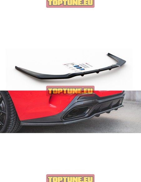 Rear bumper splitter for 8 Series BMW G14 Cabriolet and G15 Coupe M Sport models