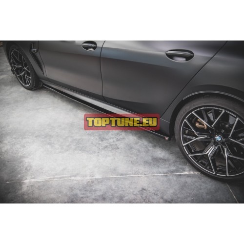 V2 Side skirt splitters for BMW G16 Gran Coupe...