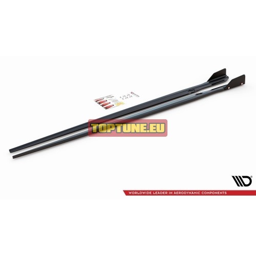 V1 Side skirt splitters for BMW G16 Gran Coupe...