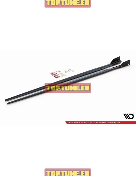 V1 Side skirt splitters for BMW G16 Gran Coupe and M8 F93 Gran Coupe models